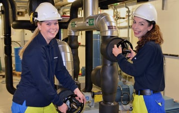 Two female employees at Forsmark