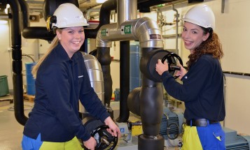 Two female employees at Forsmark