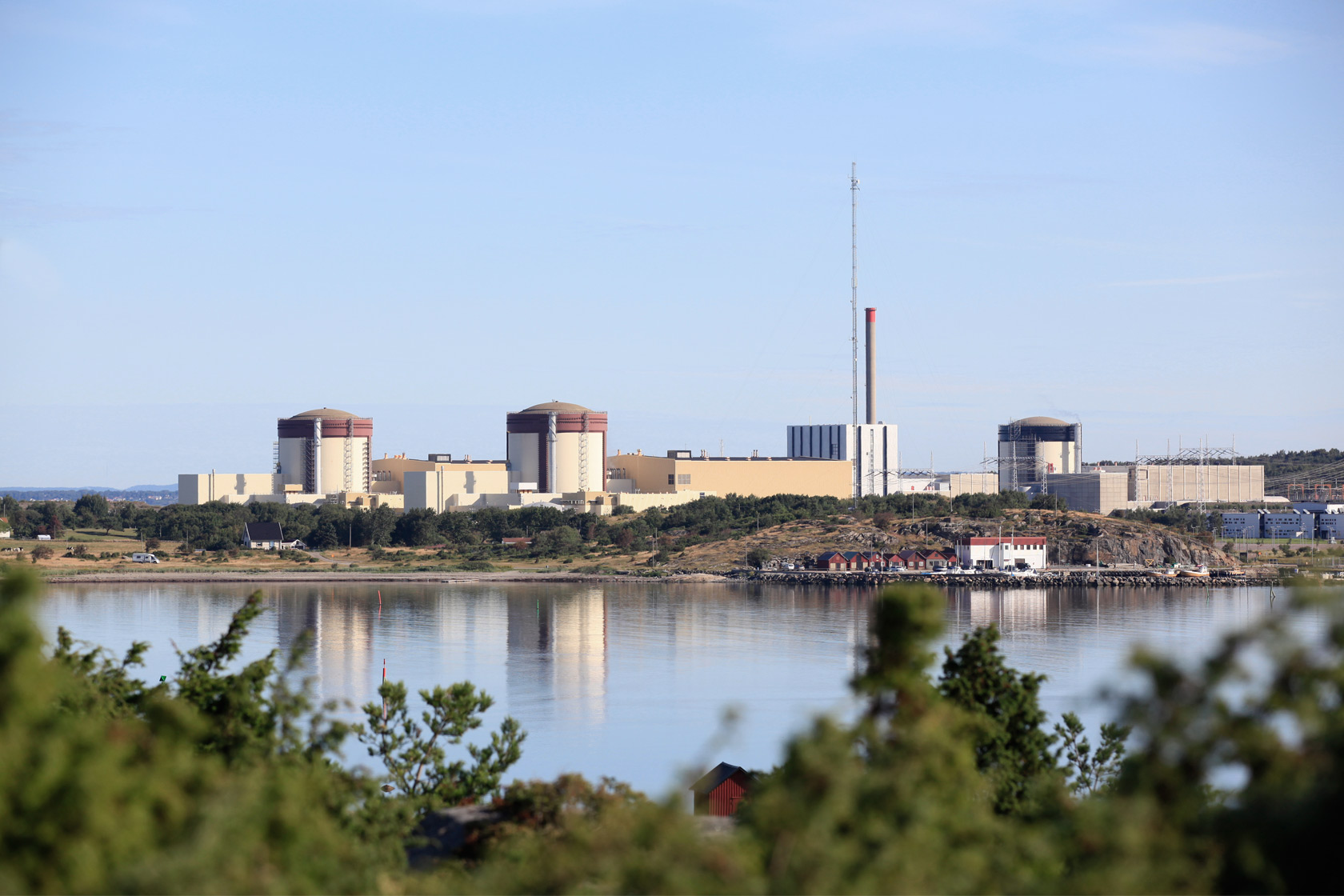 View of Ringhals nuclear power plant