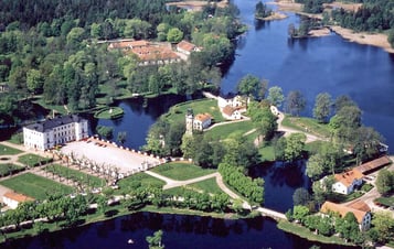 Flygbild över Forsmarks bruk Flygbild över Forsmarks bruk