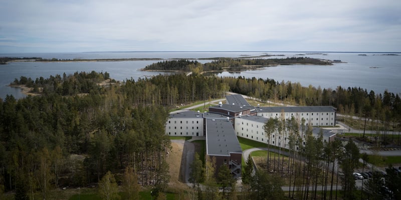 View of Igelgrundet staff accommodation in Forsmark View of Igelgrundet staff accommodation in Forsmark